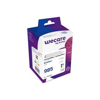 wecare  WECARE Multipack rebuilt CMYBK LC-985VALWE z.Brother DCP-J315W 15/3x9ml 