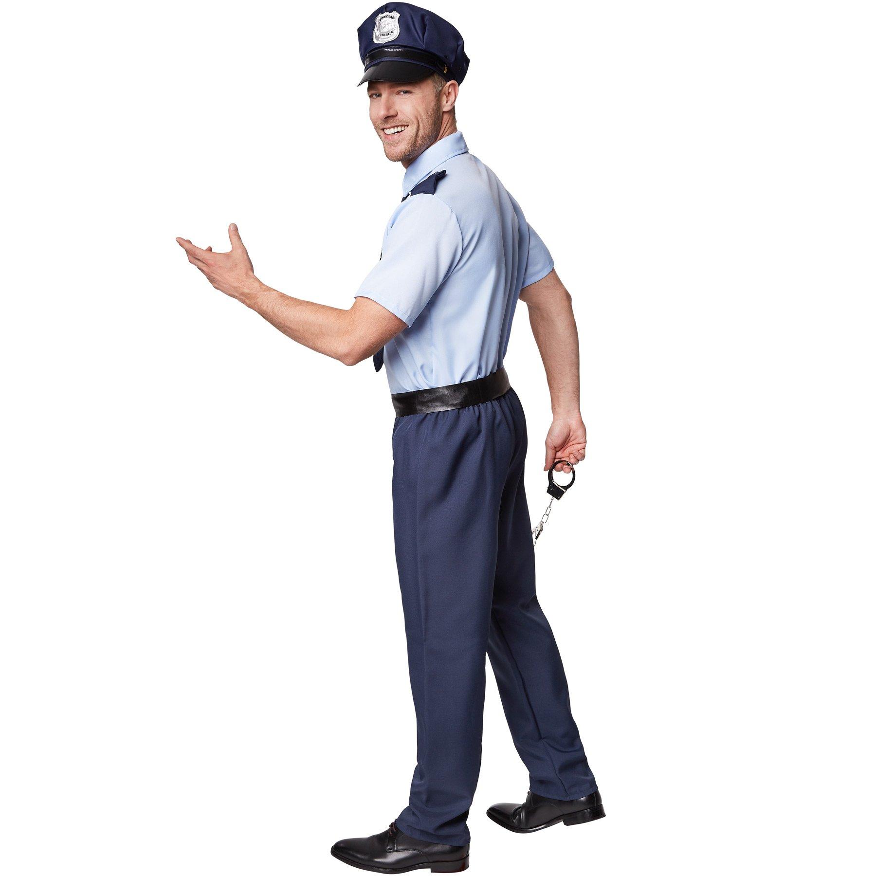 Tectake  Costume da uomo agente di polizia 