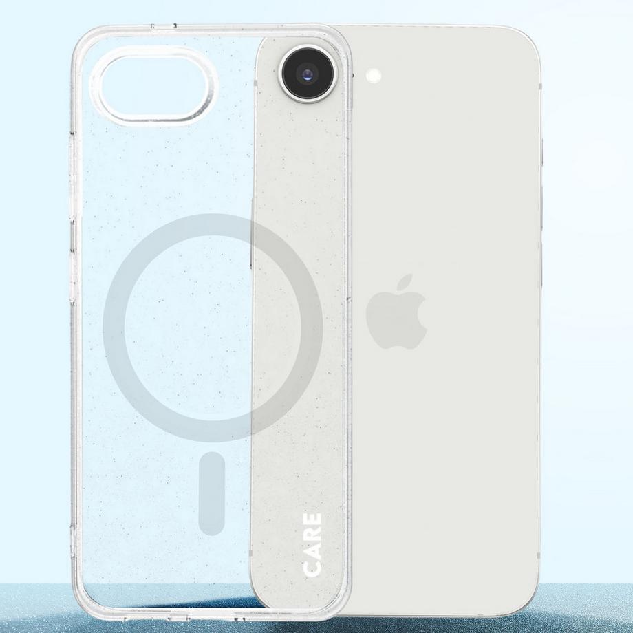 PanzerGlass  Cover MagSafe per iPhone 16e Glitterata Antiurto Star Lit 