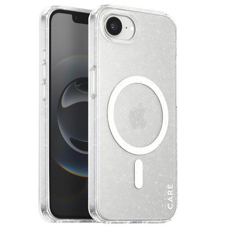 PanzerGlass  Cover MagSafe per iPhone 16e Glitterata Antiurto Star Lit 