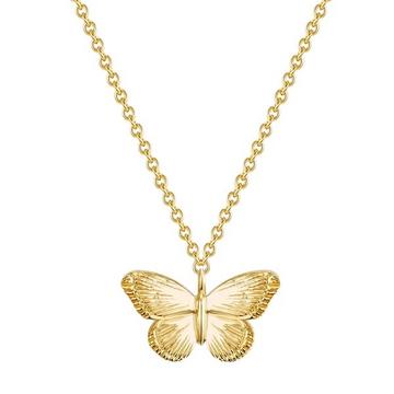 Femme Collier en argent Papillon