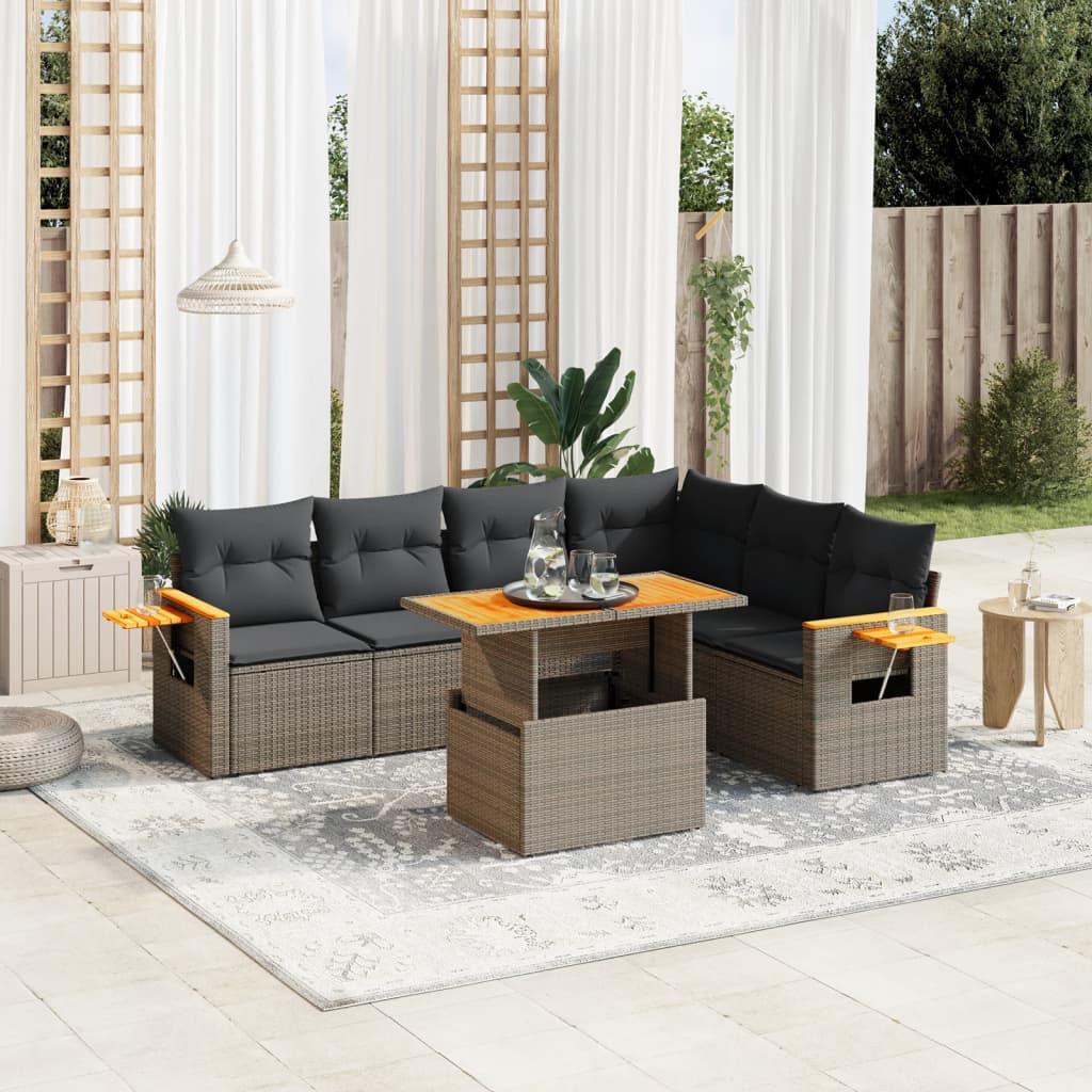 VidaXL Garten sofagarnitur poly-rattan  