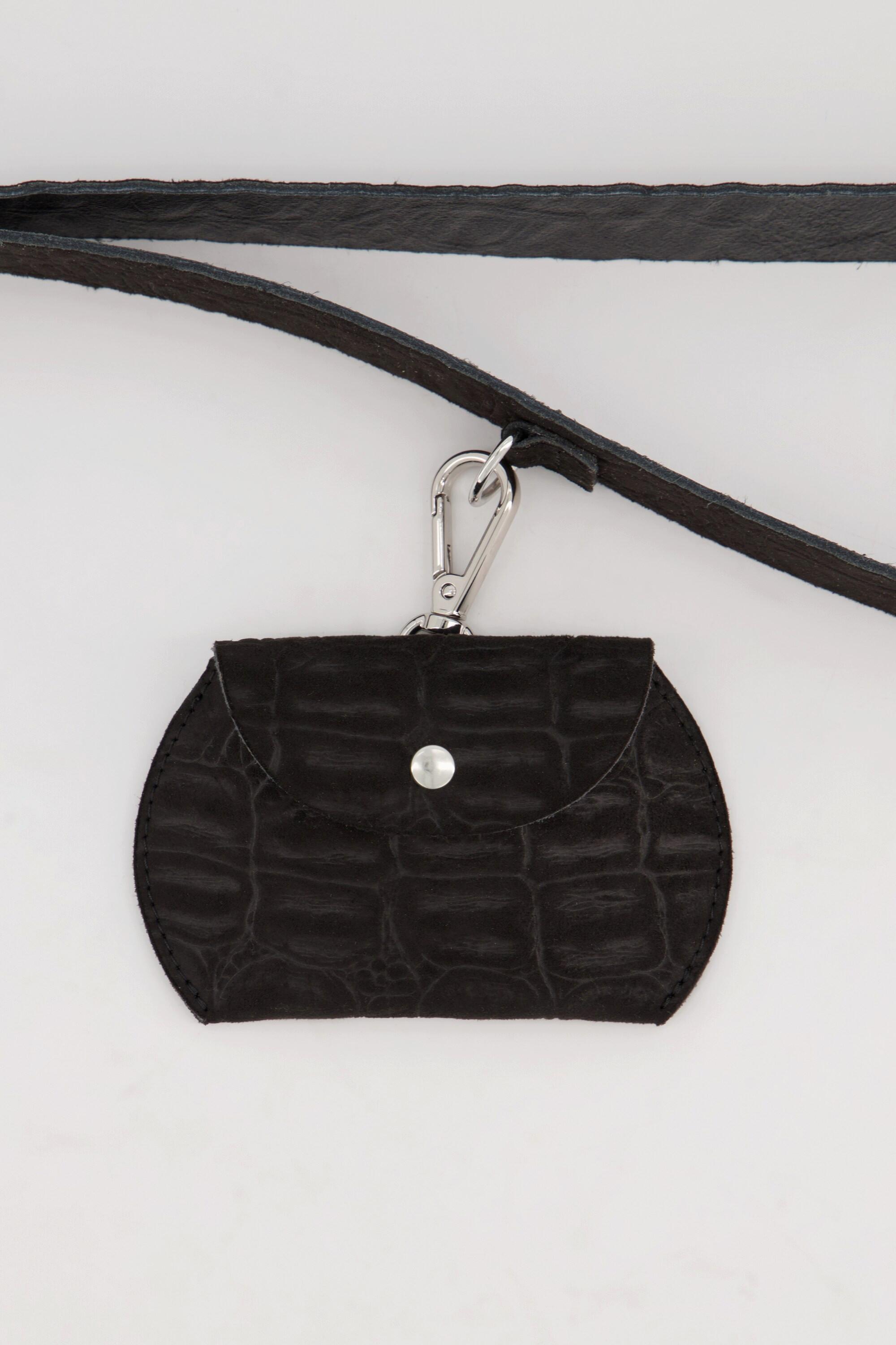 Ulla Popken  Sac en cuir, effet crocodile, mini-sacs amovibles 