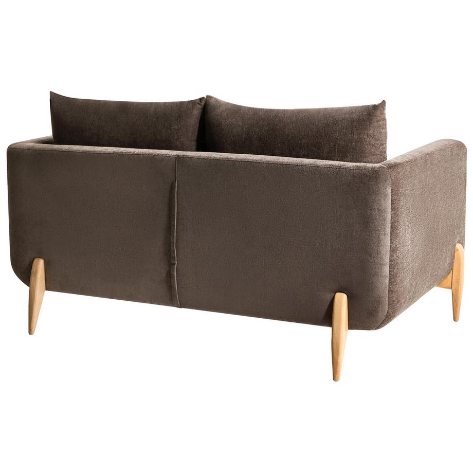 Beliani Canapé 2 places en Tissu chenille Rustique GIMO  