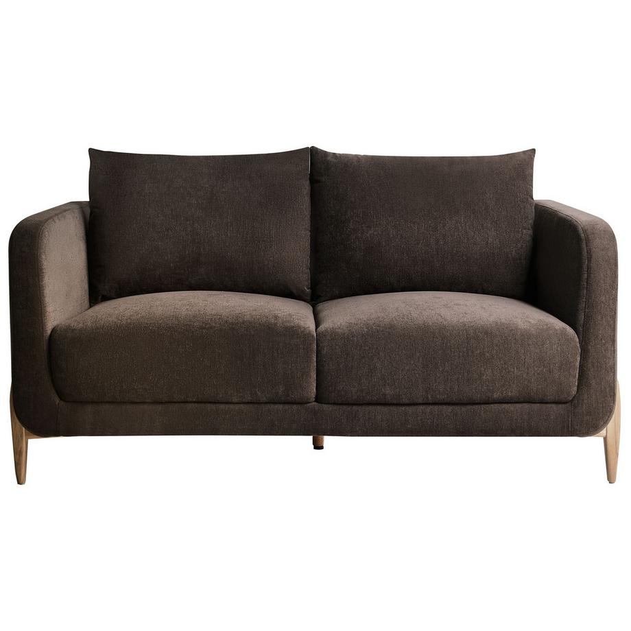 2 Sitzer Sofa aus Chenillegewebe Rustikal GIMO