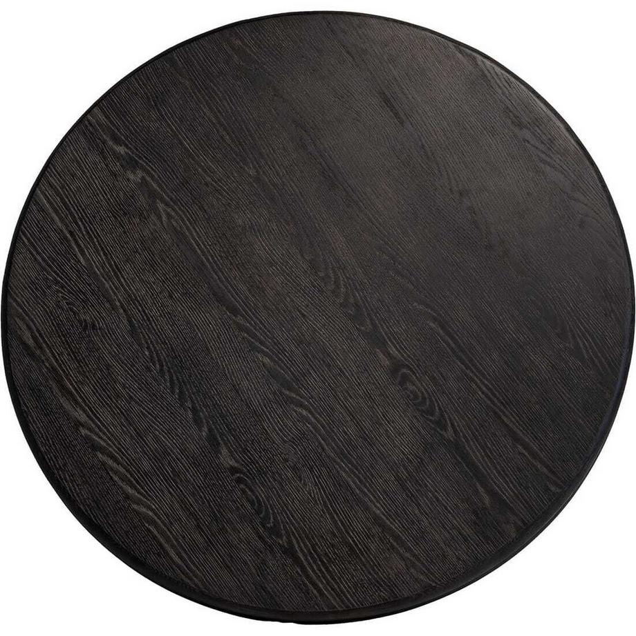 mutoni Tavolo da pranzo Macaron nero oro spazzolato 130  