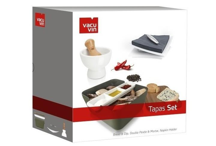 Vacu Vin Set Tapas - Pain & Trempette  