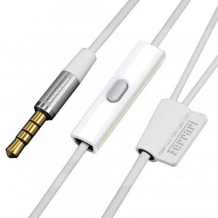 Ferrari by Logic3  Ferrari by Logic3 Cavallino G150 Auricolare Cablato In-ear Musica e Chiamate Bianco 