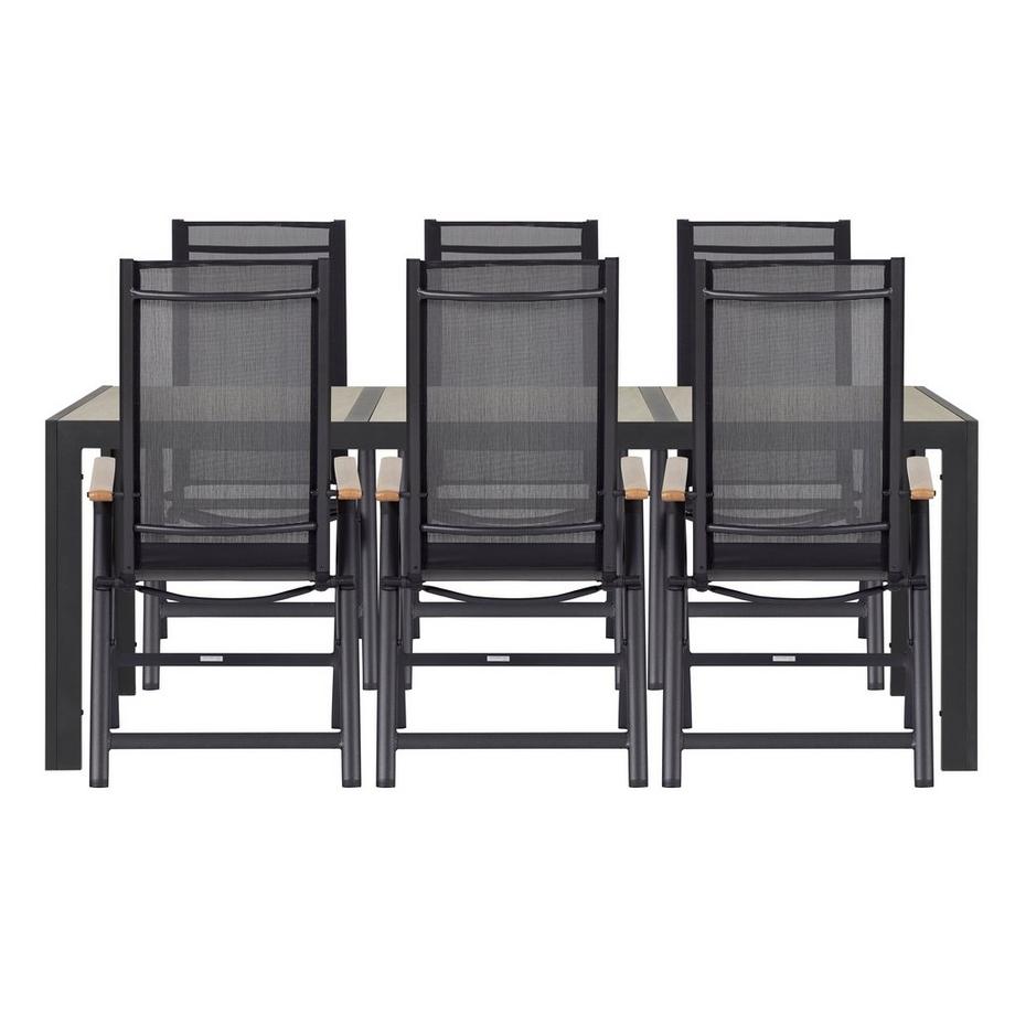 SCHOU Gartenstuhl LISE 6 Positionen,/teak  