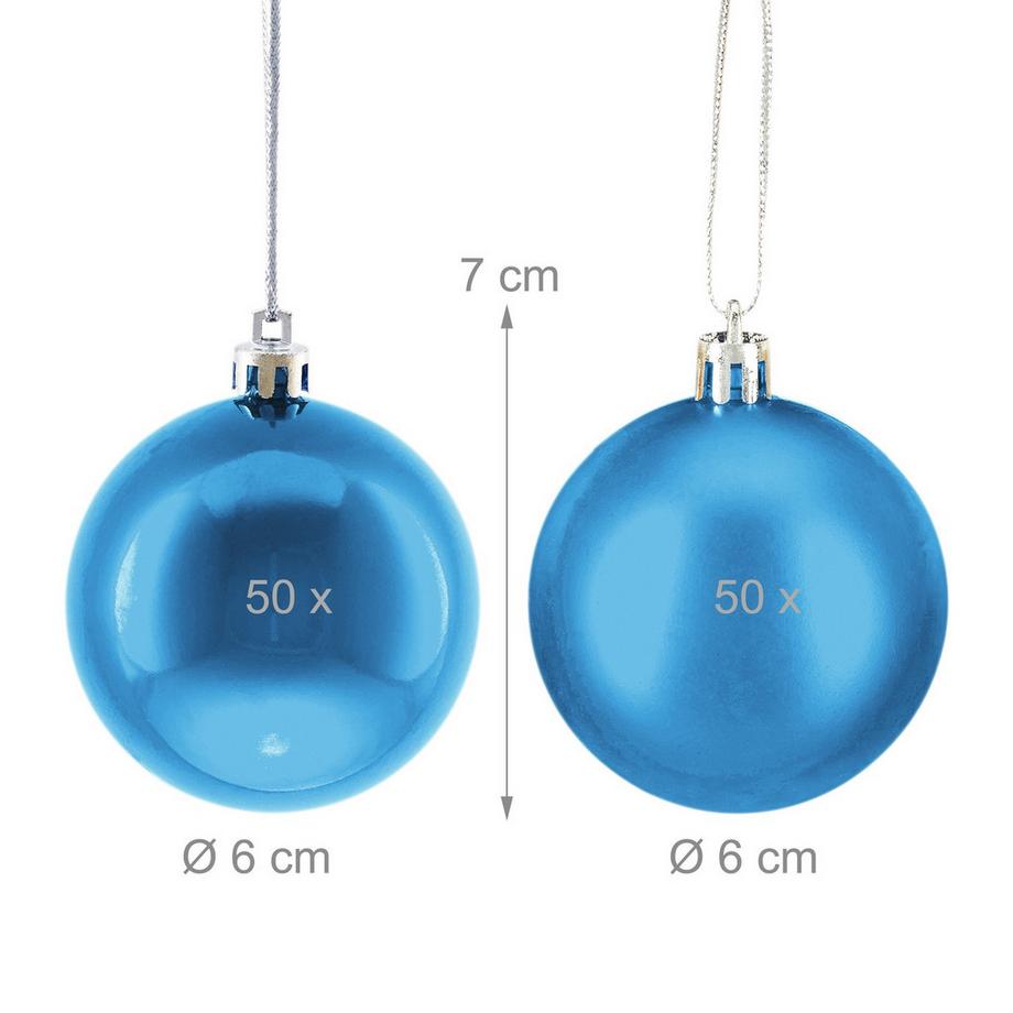 Northix Ensemble de 100 boules de Noël  