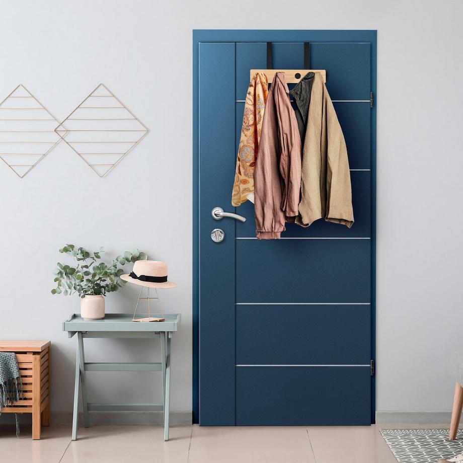 Northix Appendiabiti da porta, 4 ganci  