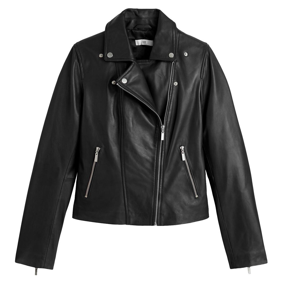 La Redoute Collections  Lederjacke im Bikerstil 