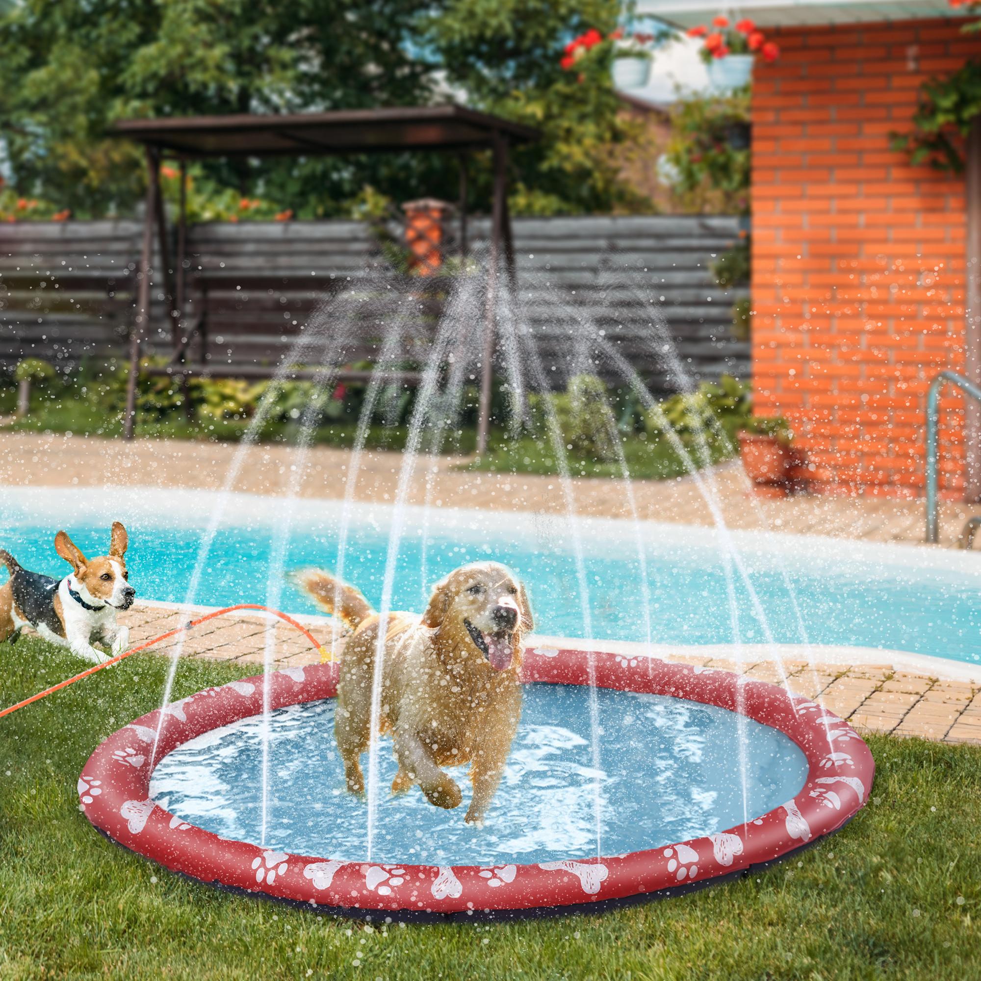 PawHut  Sprinkler Pad für Hunde 