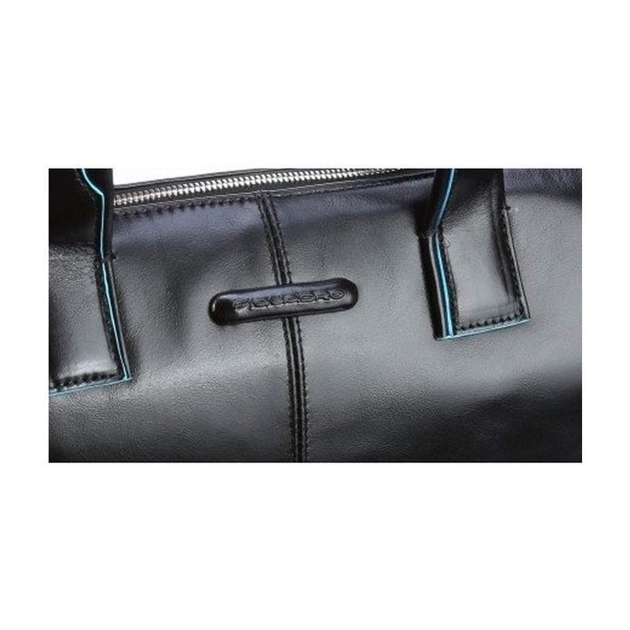 Piquadro Blue Square Schmale Erweiterbare Laptoptasche  