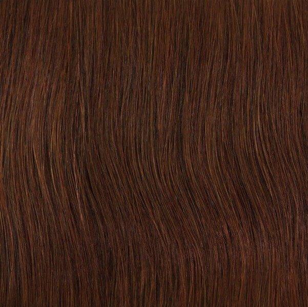 Image of Fill-in Silk Bond Human Hair Naturalstraight 40cm 4271 Light Red Mahogany Brown, 25 Damen ONE SIZE