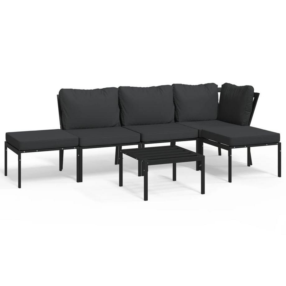 set mobili da giardino Acciaio