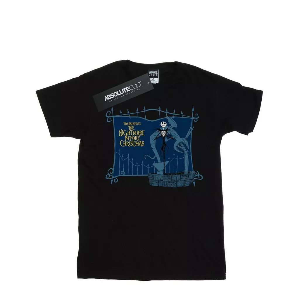 Disney - Nightmare Before Christmas Jack And The Well TShirt, für Damen, Schwarz, Größe XL