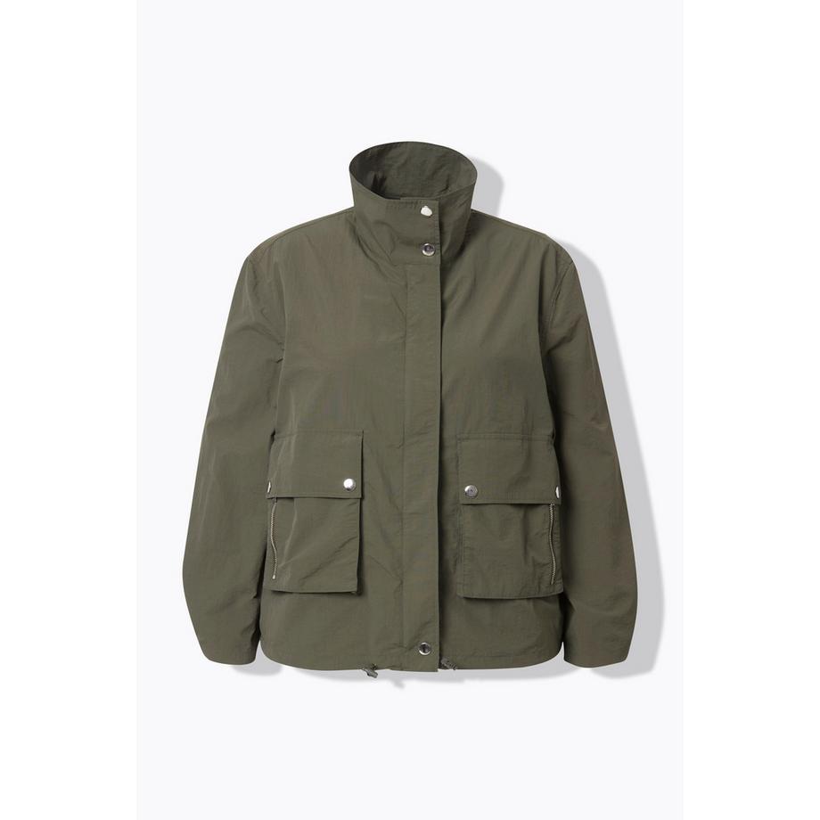 Ulla Popken Blouson Jacke mit grossen Taschen Tunnelzug Saum  