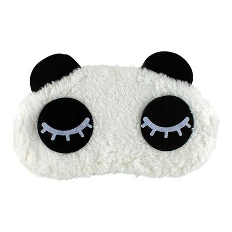 eStore  Eyes Closed Panda, Flauschige Schlafmaske für Reisen und Entspannung 