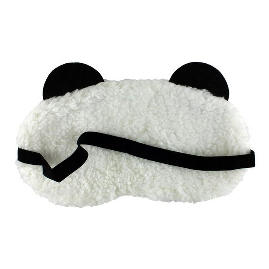 eStore  Panda Yeux Fermés, Masque de Sommeil Fluffy pour Voyage et Détente 