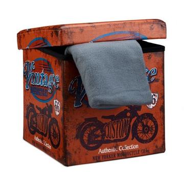 Tabouret avec espace de rangement motif Trend