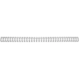 GBC  GBC Drahtbinderücken 8mm A4 RG810597 silber, 34 Ringe 100 Stück 