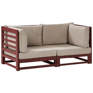 Beliani 2 Sitzer Sofa aus FSC® zertifiziertes Akazienholz Modern TRANI  