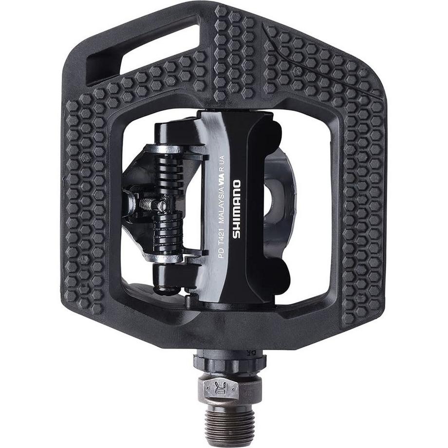 SHIMANO  Fahrradpedale PD-T421 mit Cleat und Reflektor Box 