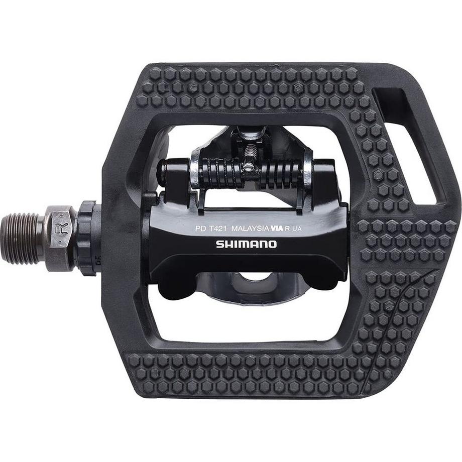 SHIMANO  Fahrradpedale PD-T421 mit Cleat und Reflektor Box 