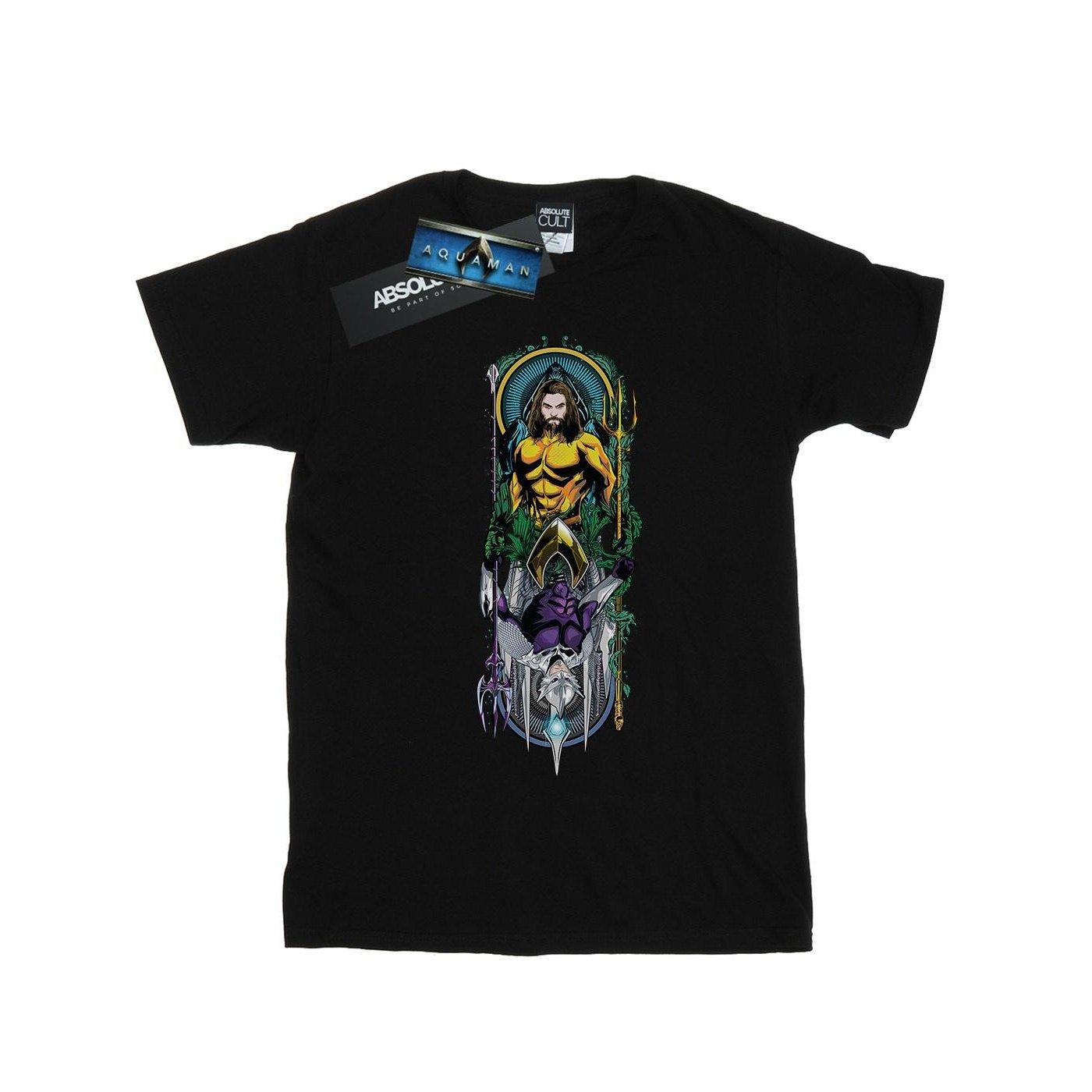 Image of Aquaman Ocean Master Tshirt Herren Schwarz XXL