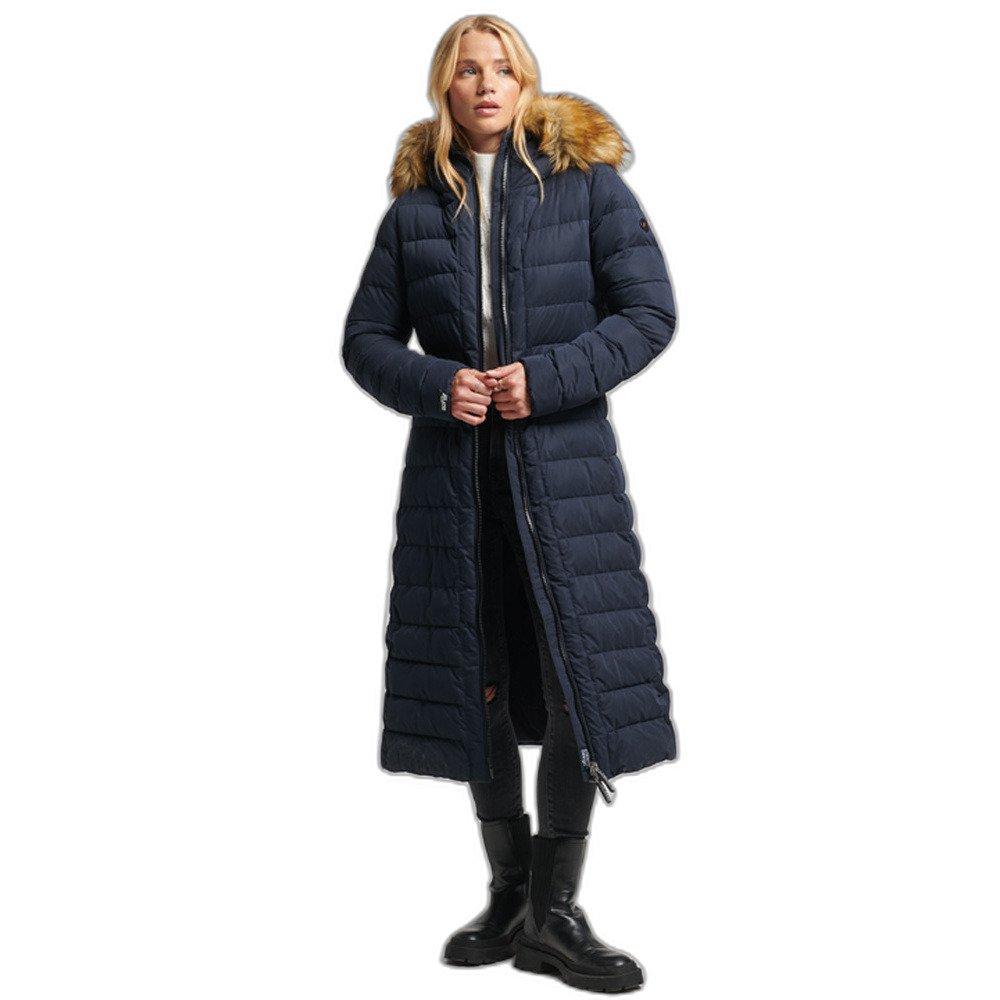 Superdry  lange daunenjacke damen arctic 