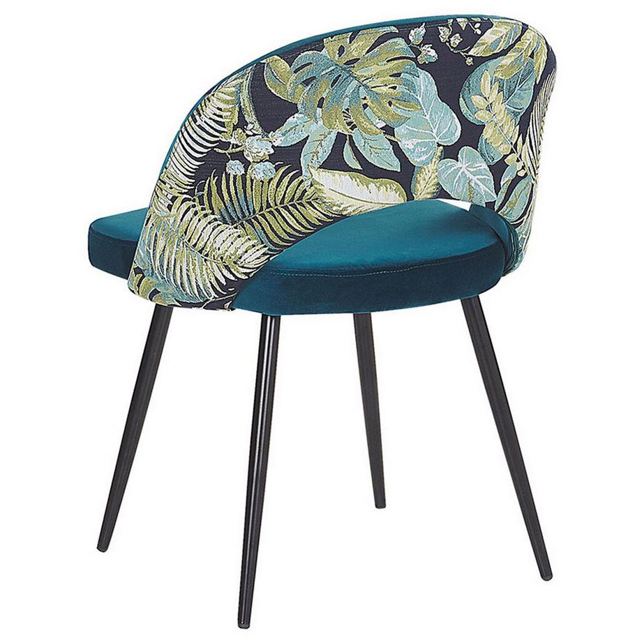 Beliani Set di 2 sedie da pranzo en Velluto Glamour VIVIAN  