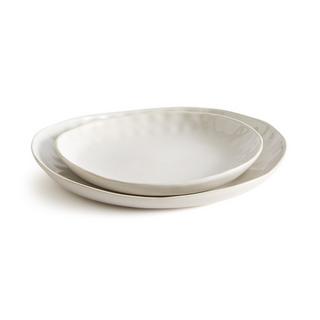 La Redoute Intérieurs Lot de 4 assiettes plates en grès  