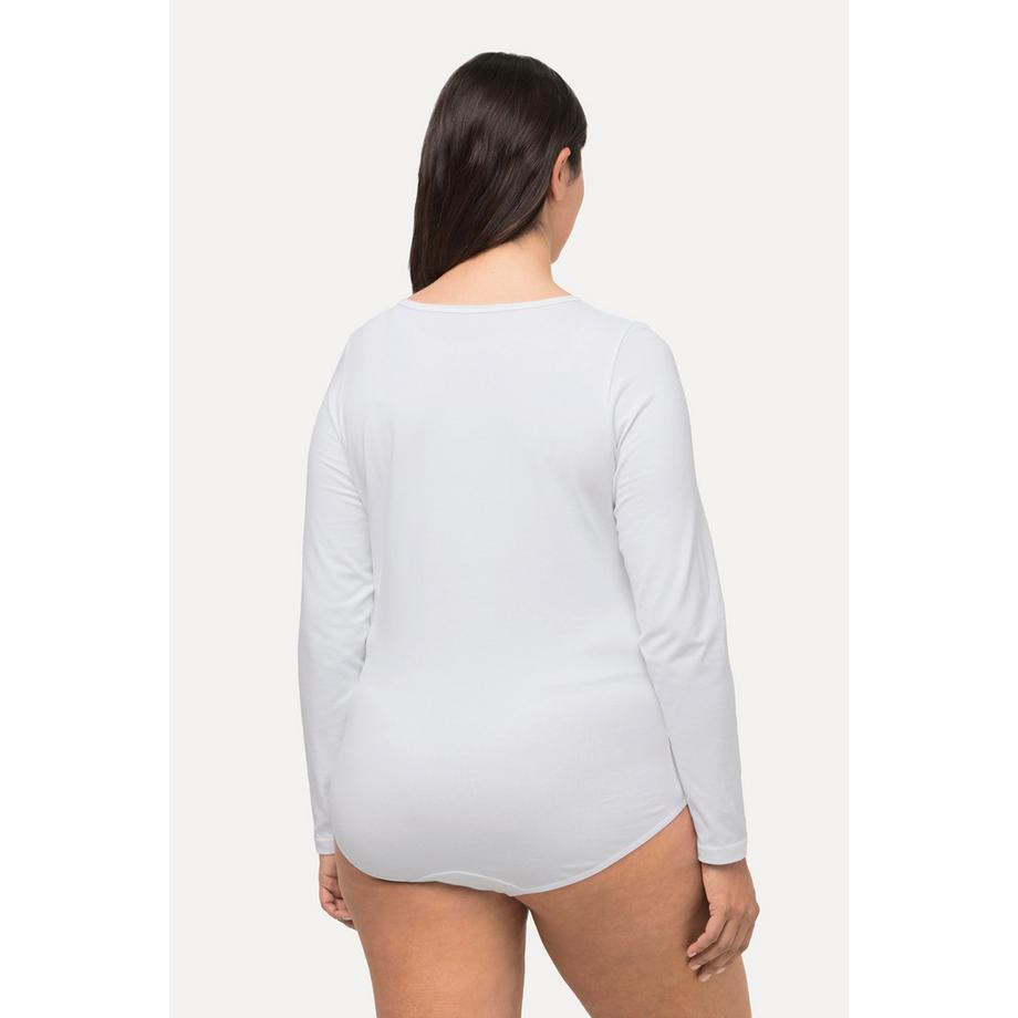 Ulla Popken Body Slim Manches Longues Découpe  