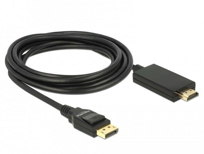 DeLock  DeLOCK 85318 cavo e adattatore video 3 m DisplayPort HDMI Nero 