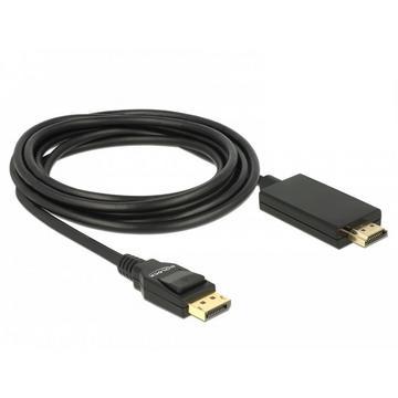 DeLOCK 85318 Videokabel-Adapter 3 m DisplayPort HDMI Schwarz