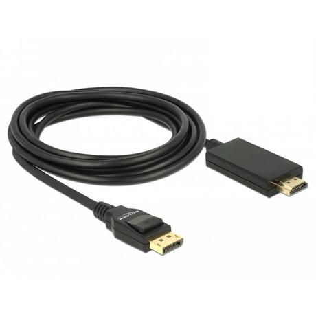 DeLock  DeLOCK 85318 cavo e adattatore video 3 m DisplayPort HDMI Nero 