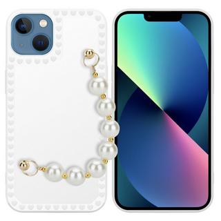 Cadorabo  Housse compatible avec Apple iPhone 13 - Coque de protection en silicone TPU flexible avec chaîne de poignet 