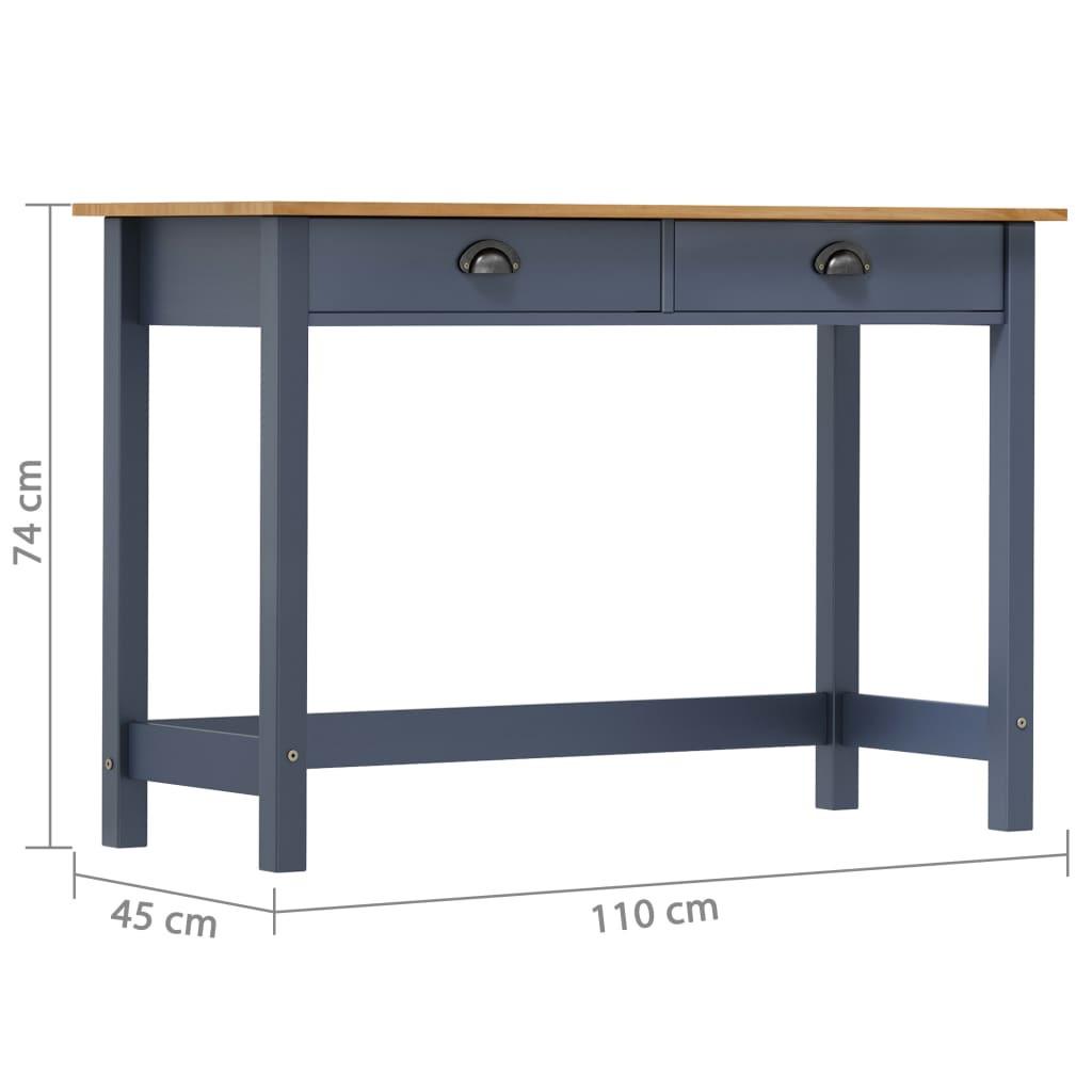 VidaXL Table console bois de pin  