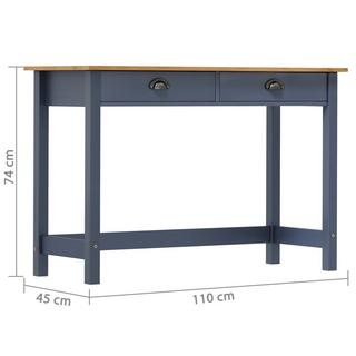 VidaXL Table console bois de pin  