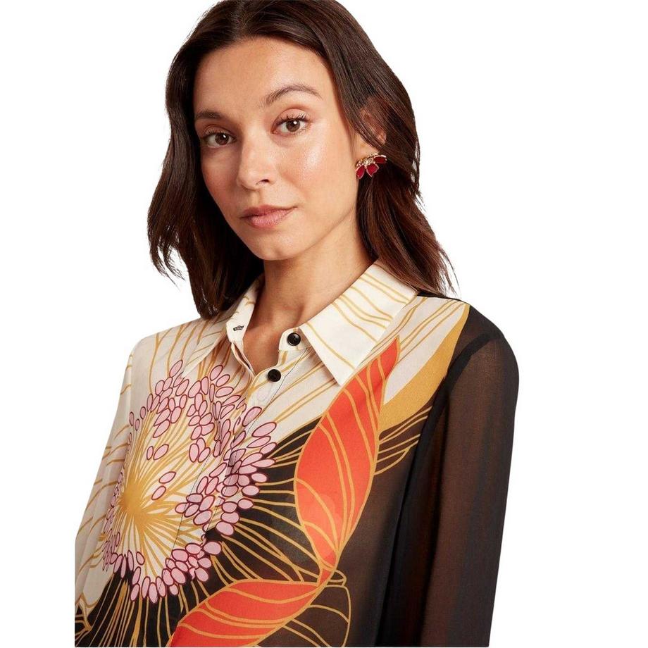 TED BAKER  Camicetta Floreale Manica Lunga 
