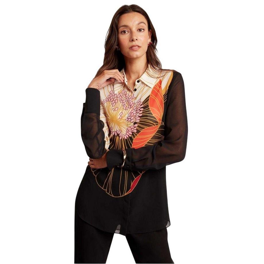 TED BAKER  Camicetta Floreale Manica Lunga 