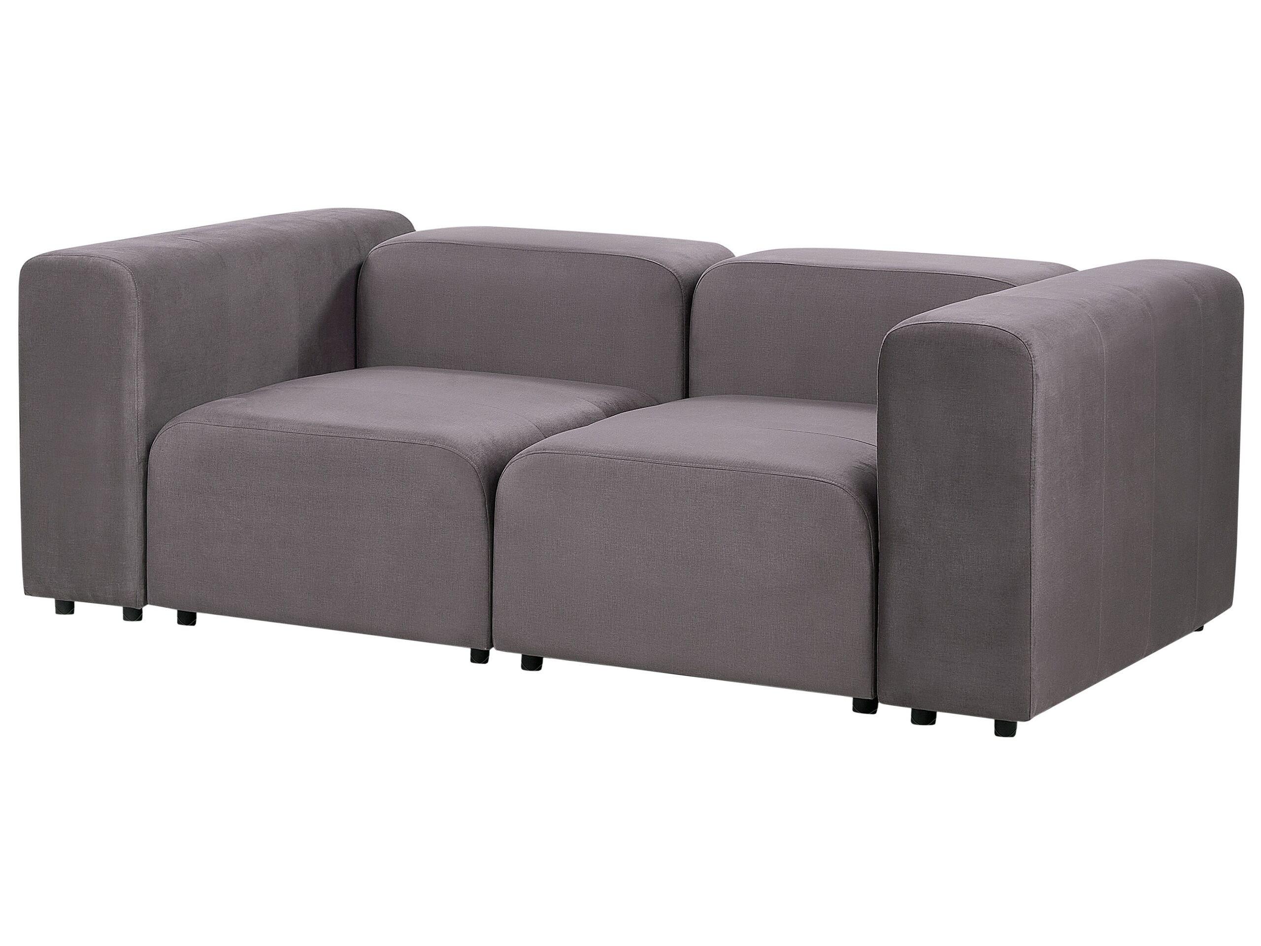 Beliani 2 Sitzer Sofa aus Samtstoff Modern FALSTERBO  