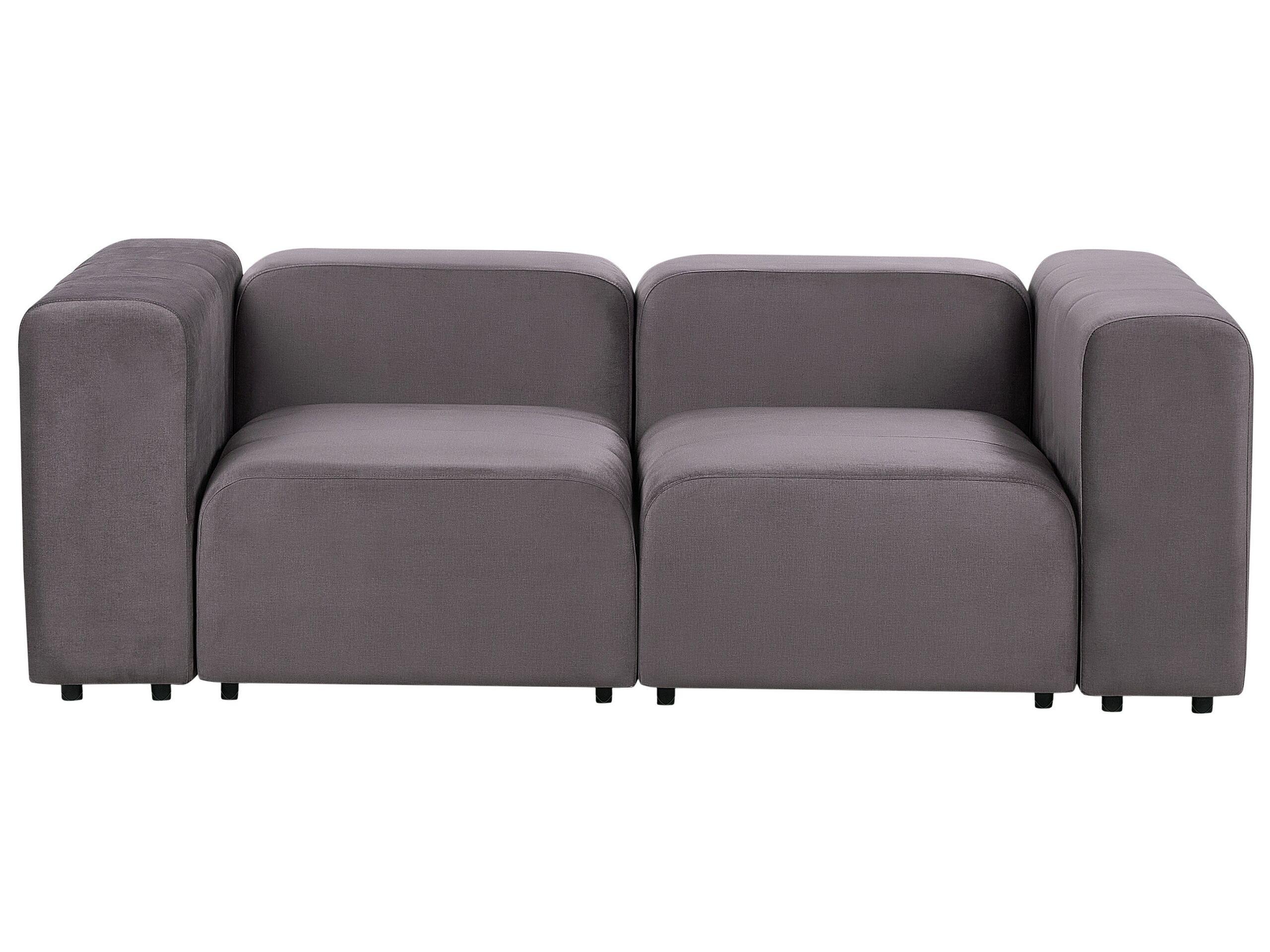 Beliani 2 Sitzer Sofa aus Samtstoff Modern FALSTERBO  