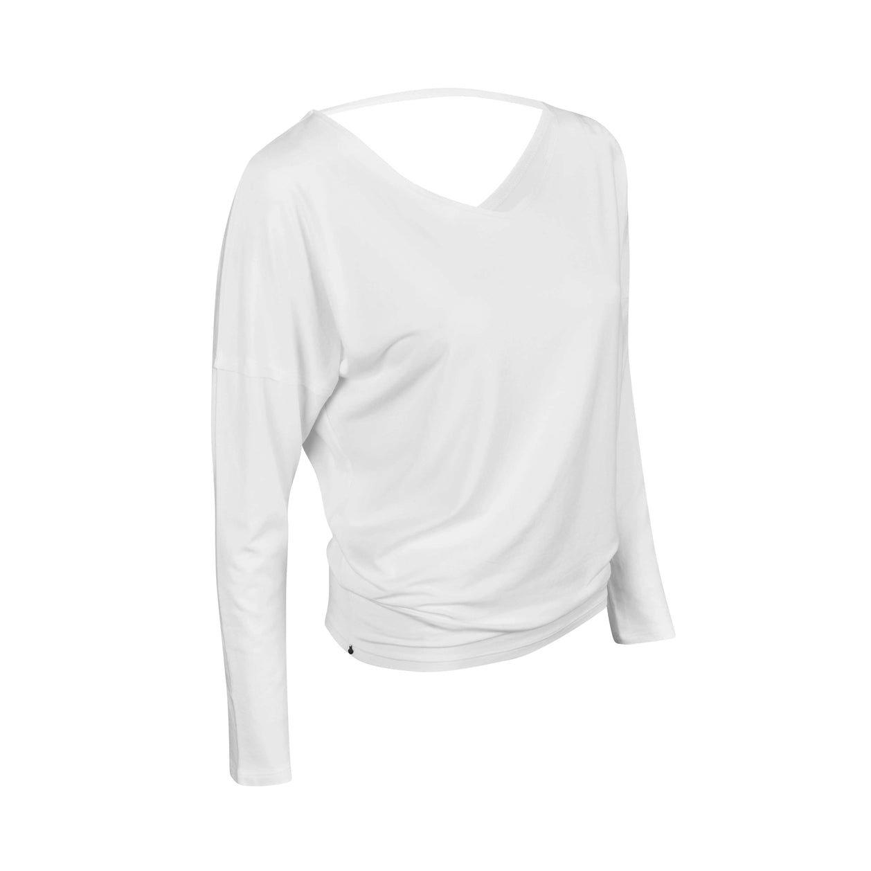 Image of Annabel Langarmshirt - Für Den Täglichen Chic Und Yoga Unisex Offwhite M