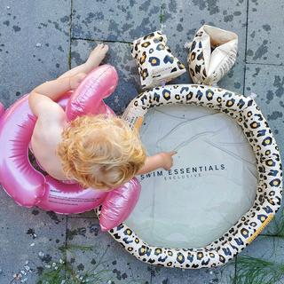 Swim Essentials  Baby Pool 60cm Beige Leopard 