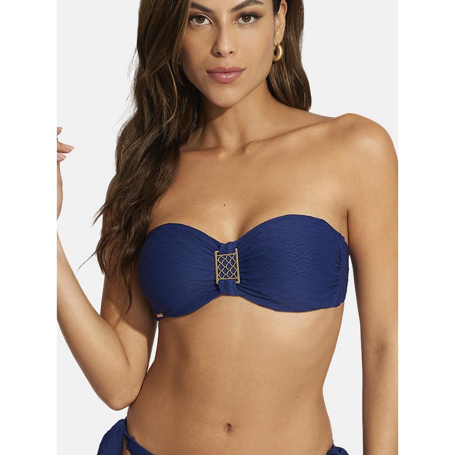 Nicht vorgeformtes Bandeau-Badeanzugoberteil Sicilia