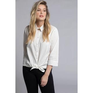 Ulla Popken  Bluse, Bubble-Qualität, Hemdkragen, 3/4-Arm 