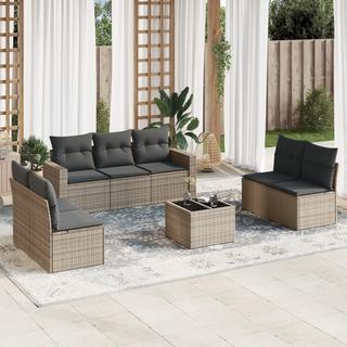 VidaXL Garten sofagarnitur poly-rattan  