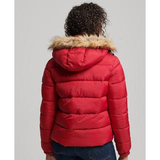 Superdry  kurze daunenjacke mit kapuze, damen 